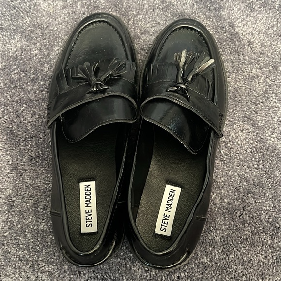 Steve Madden Zev Black Box Loafers - Picture 4 of 4